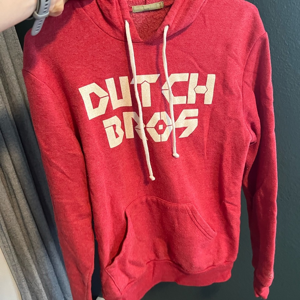 Red Dutch Bros Hoodie